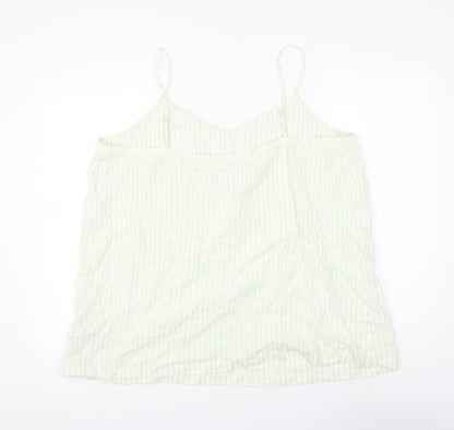 Womens UK Size 22 Marks and Spencer White Basic Tank