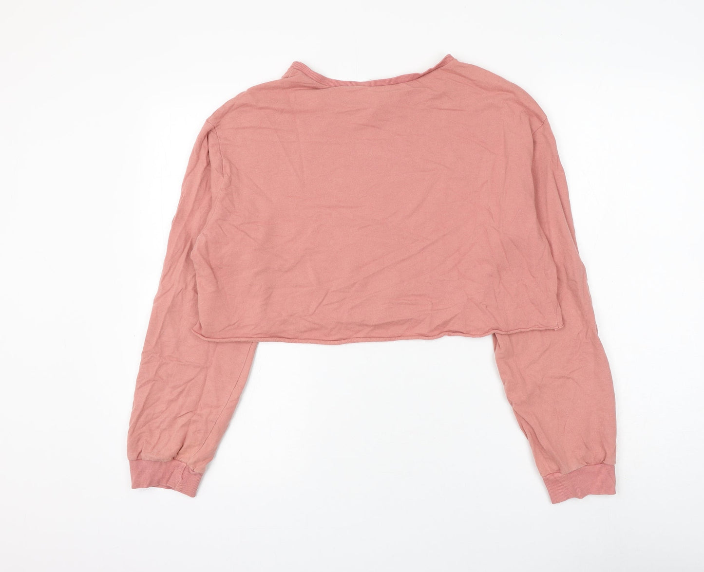 Mens UK Size M H&M Pink Cardigan Sweatshirt