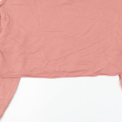 Mens UK Size M H&M Pink Cardigan Sweatshirt