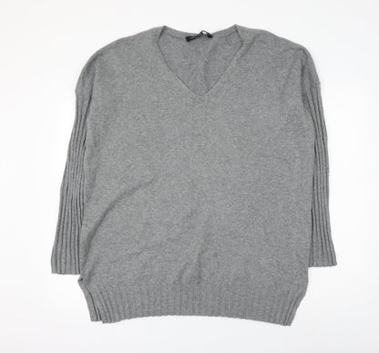 Womens UK Size S French Connection Grey Pullover Jumper