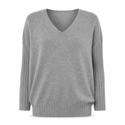 Womens UK Size S French Connection Grey Pullover Jumper