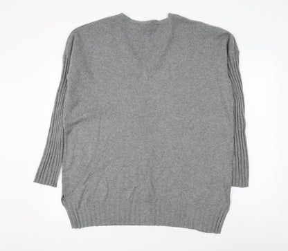 Womens UK Size S French Connection Grey Pullover Jumper