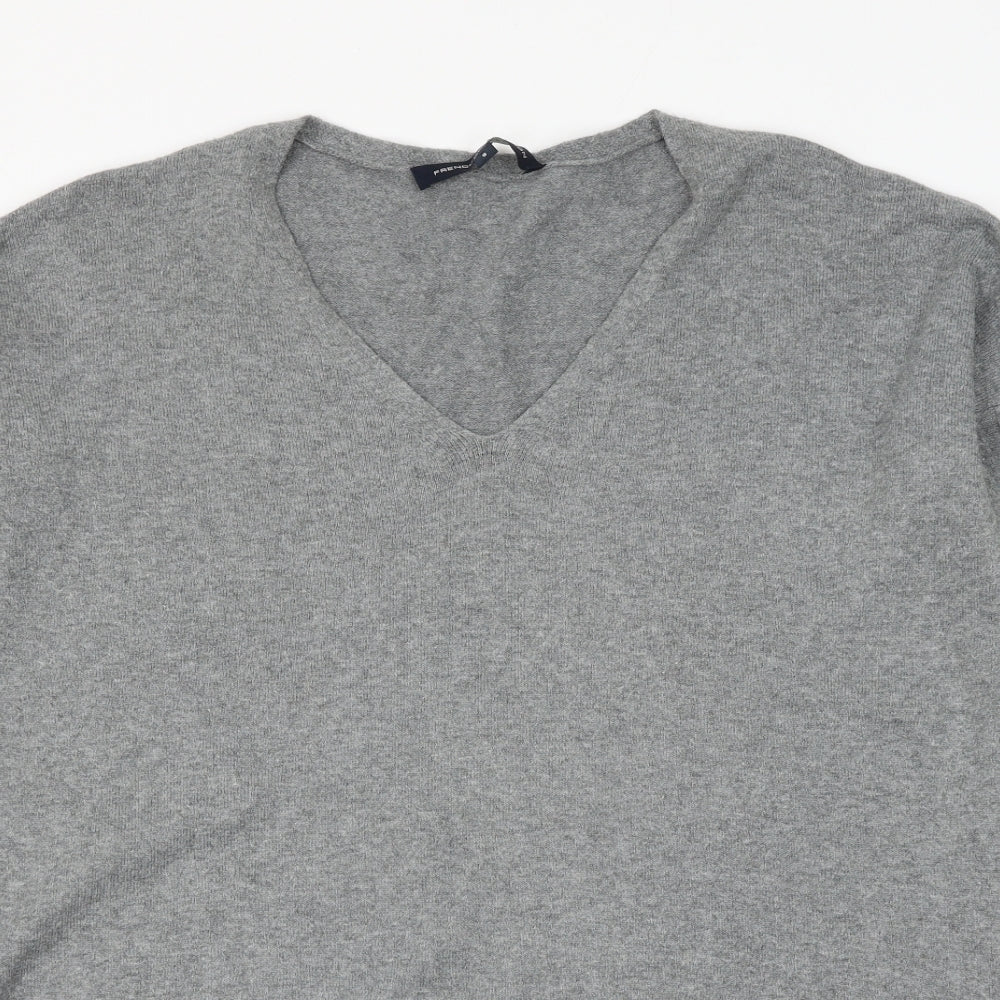 Womens UK Size S French Connection Grey Pullover Jumper