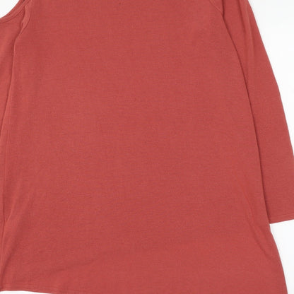 Womens UK Size 10 River Island Red Pullover Jumper