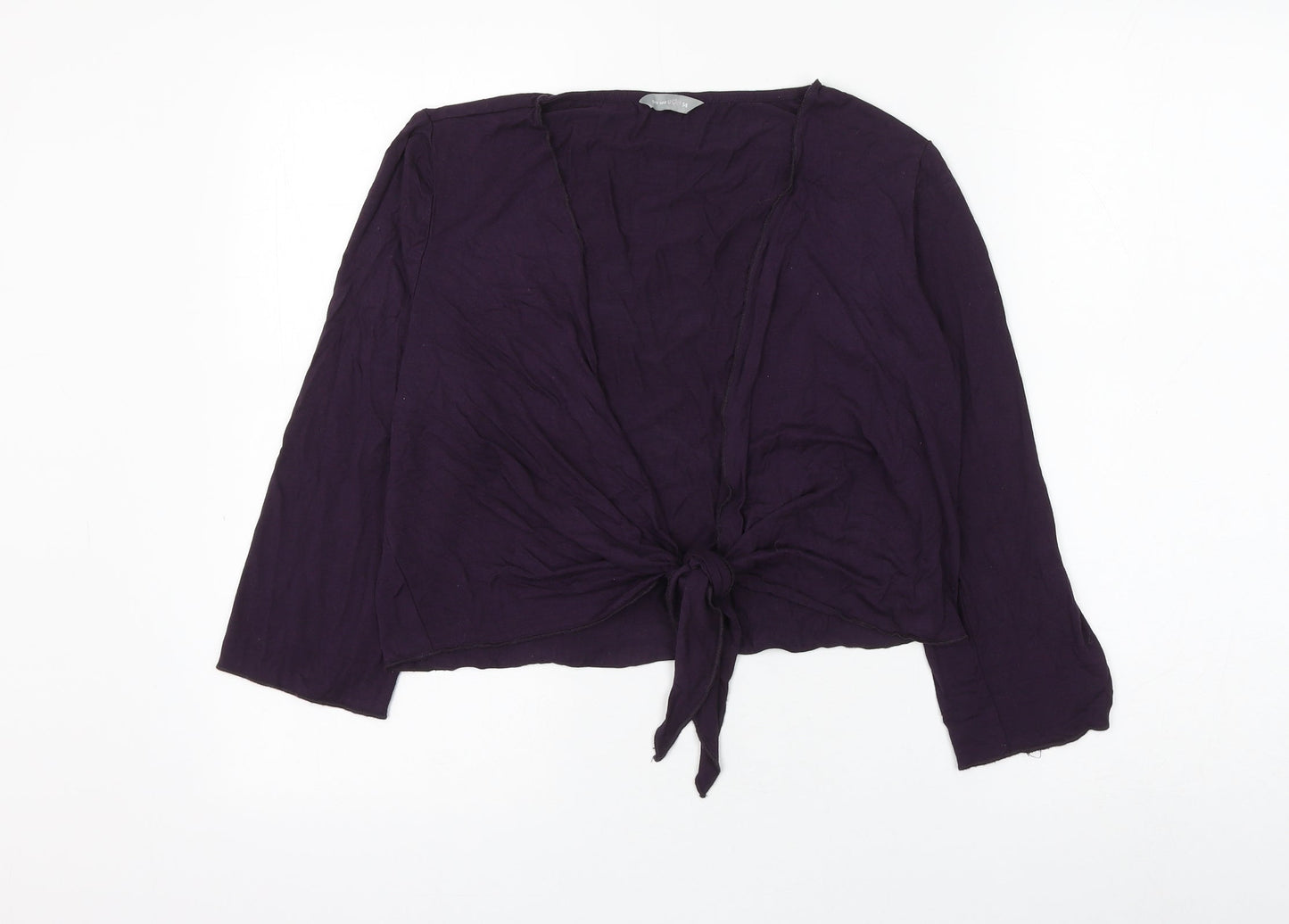 Womens UK Size 14 Marks and Spencer Purple Cardigan Jumper