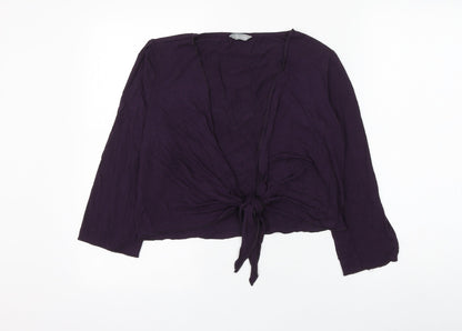 Womens UK Size 14 Marks and Spencer Purple Cardigan Jumper