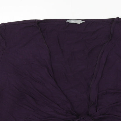 Womens UK Size 14 Marks and Spencer Purple Cardigan Jumper