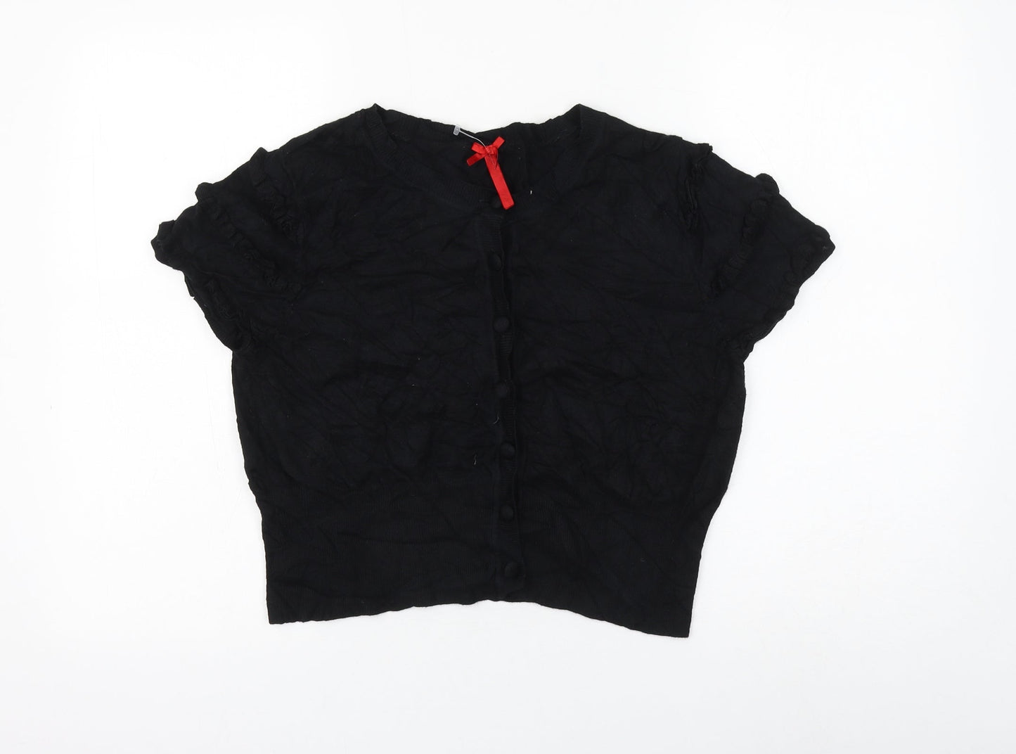 Womens UK Size 16 NEXT Black Cardigan Jumper