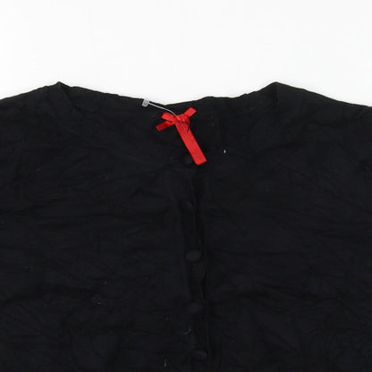 Womens UK Size 16 NEXT Black Cardigan Jumper