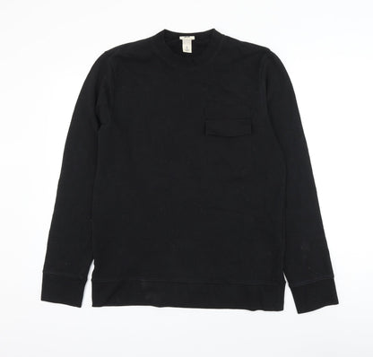 Mens UK Size S H&M Black Pullover Sweatshirt