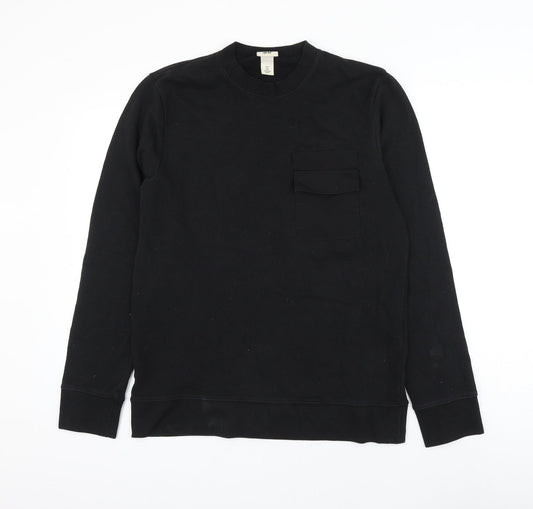 Mens UK Size S H&M Black Pullover Sweatshirt
