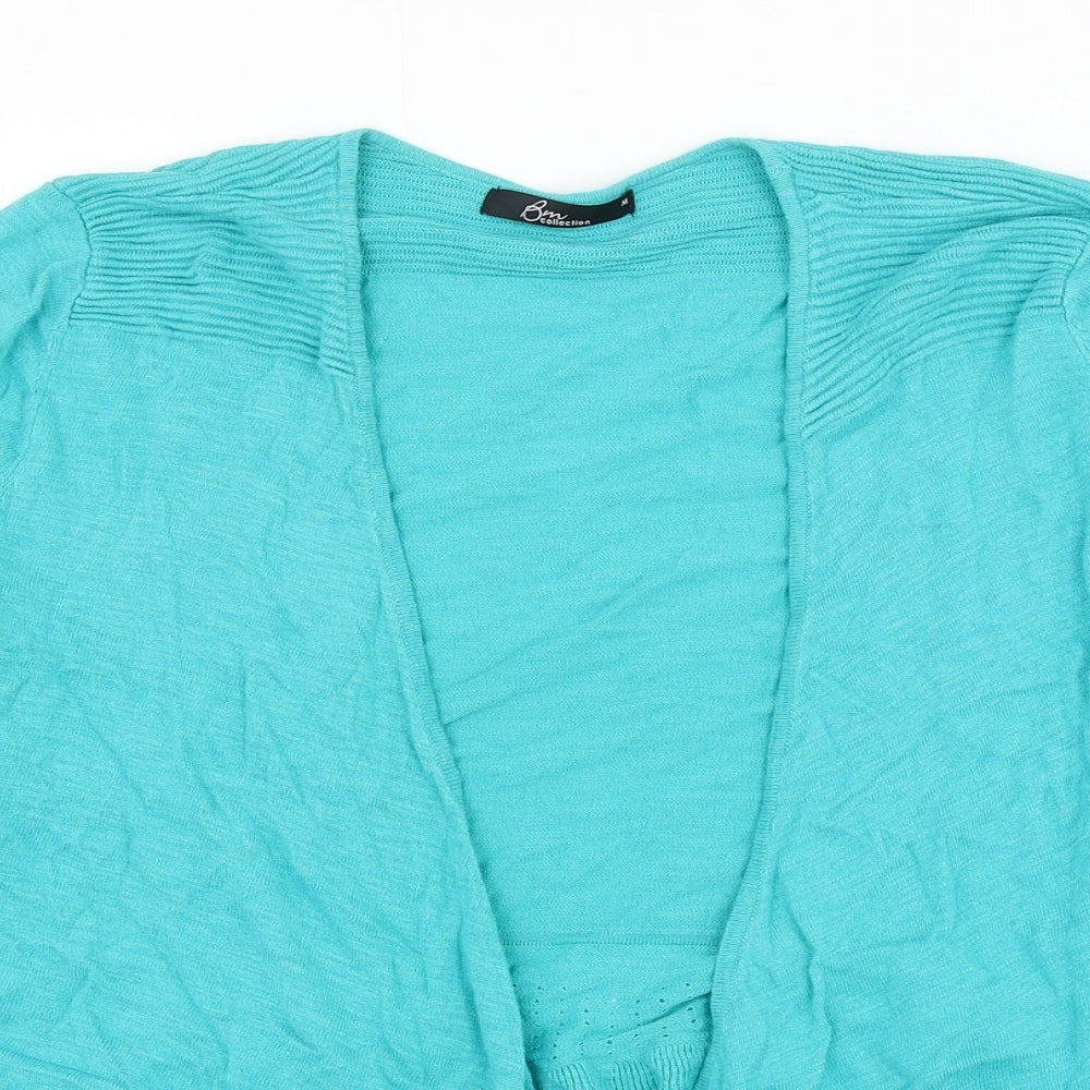 Womens UK Size M Bonmarché Green Cardigan Jumper