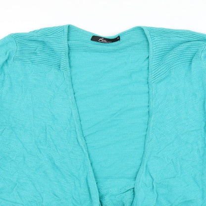Womens UK Size M Bonmarché Green Cardigan Jumper
