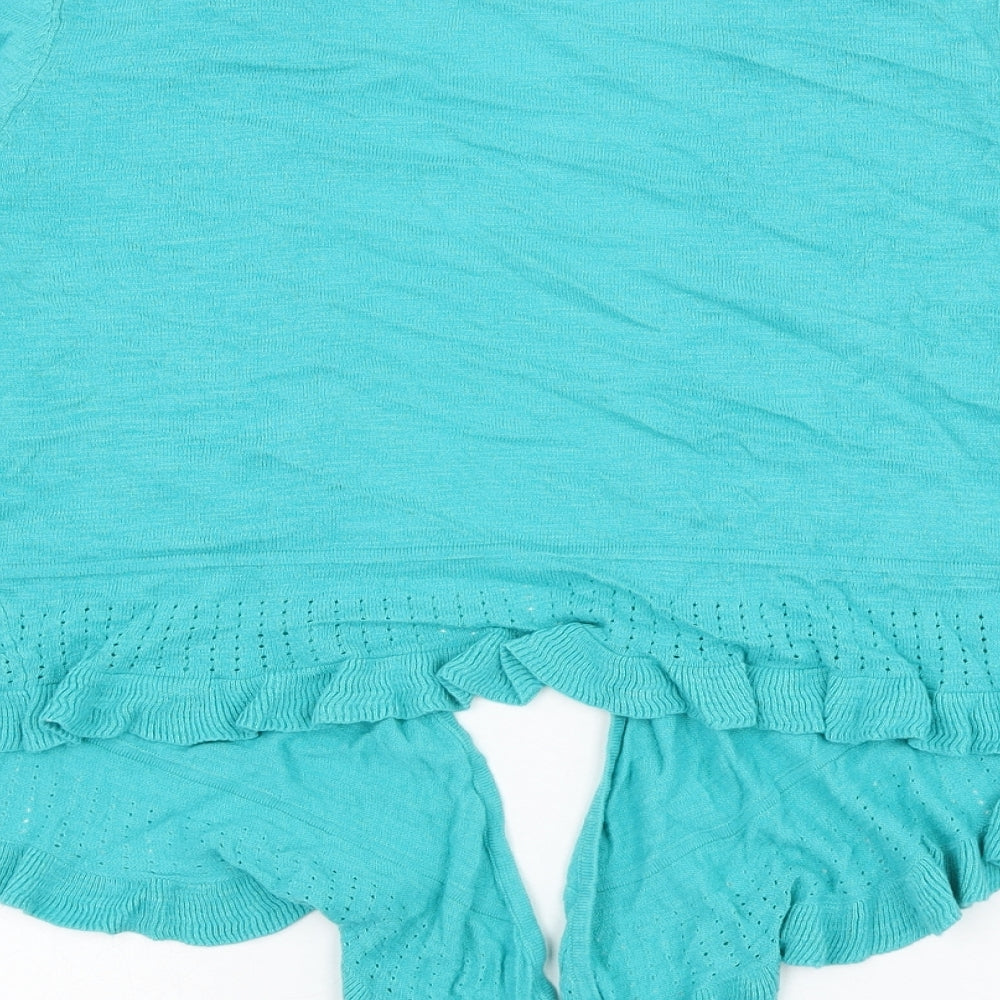 Womens UK Size M Bonmarché Green Cardigan Jumper