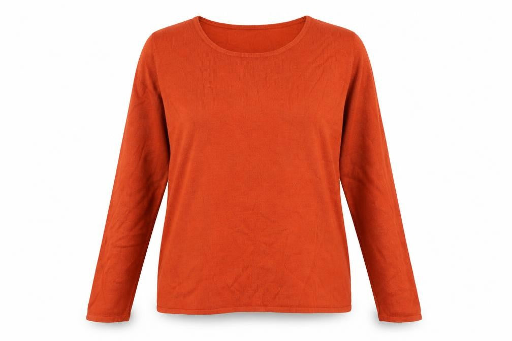 Womens UK Size M Bonmarché Orange Pullover Jumper