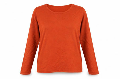 Womens UK Size M Bonmarché Orange Pullover Jumper