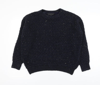 Womens UK Size 10 Topshop Blue Pullover Jumper