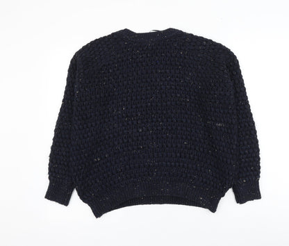 Womens UK Size 10 Topshop Blue Pullover Jumper