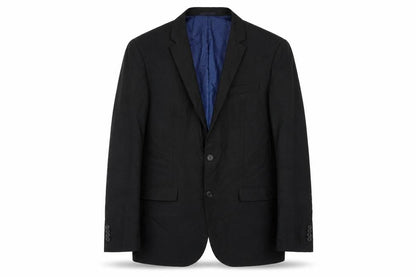 riveris Mens Black Polyester Jacket Suit Jacket Size 42