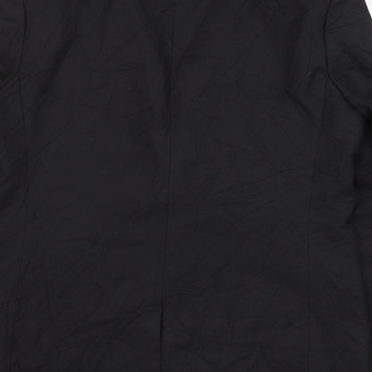riveris Mens Black Polyester Jacket Suit Jacket Size 42