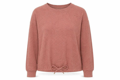 Papaya Womens Pink Polyester Pullover Sweatshirt Size 12 Drawstring