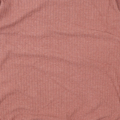 Papaya Womens Pink Polyester Pullover Sweatshirt Size 12 Drawstring