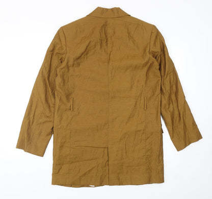 Womens UK Size S Zara Brown Jacket