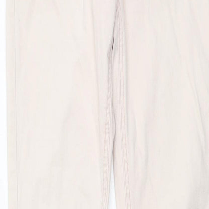 Diamonds & Divas Womens Pink Cotton Skinny Jeans Size 12 L30 in Regular Button