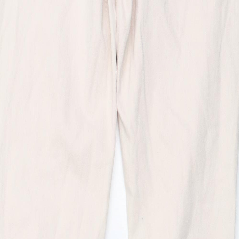 Diamonds & Divas Womens Pink Cotton Skinny Jeans Size 12 L30 in Regular Button