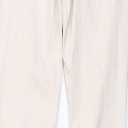Diamonds & Divas Womens Pink Cotton Skinny Jeans Size 12 L30 in Regular Button