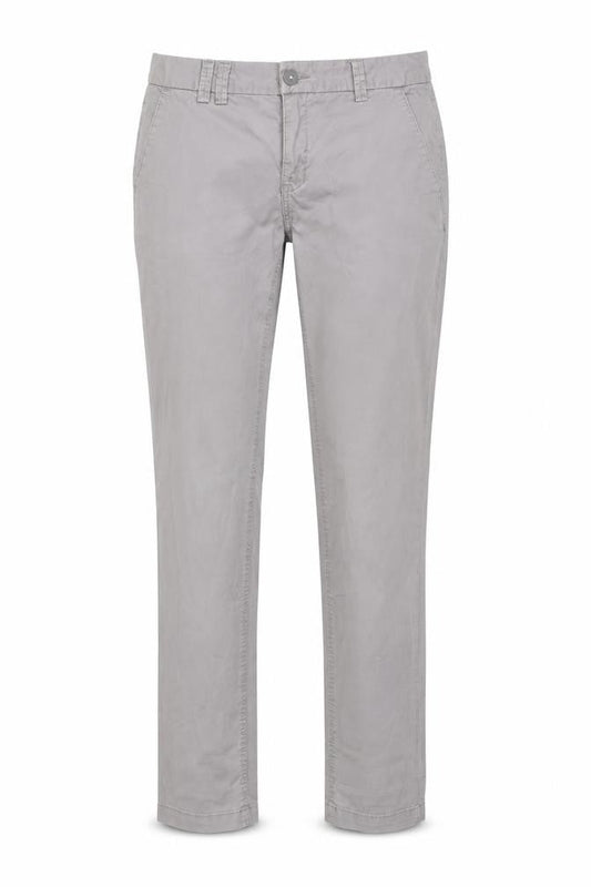 Womens UK Size S H&M Regular Fit Chino Grey Trousers