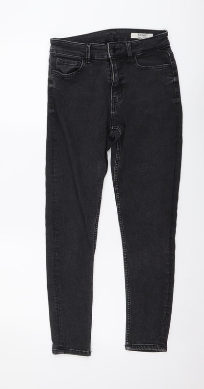 Womens UK Size 8 Marks and Spencer Regular Fit Skinny Grey Jeans