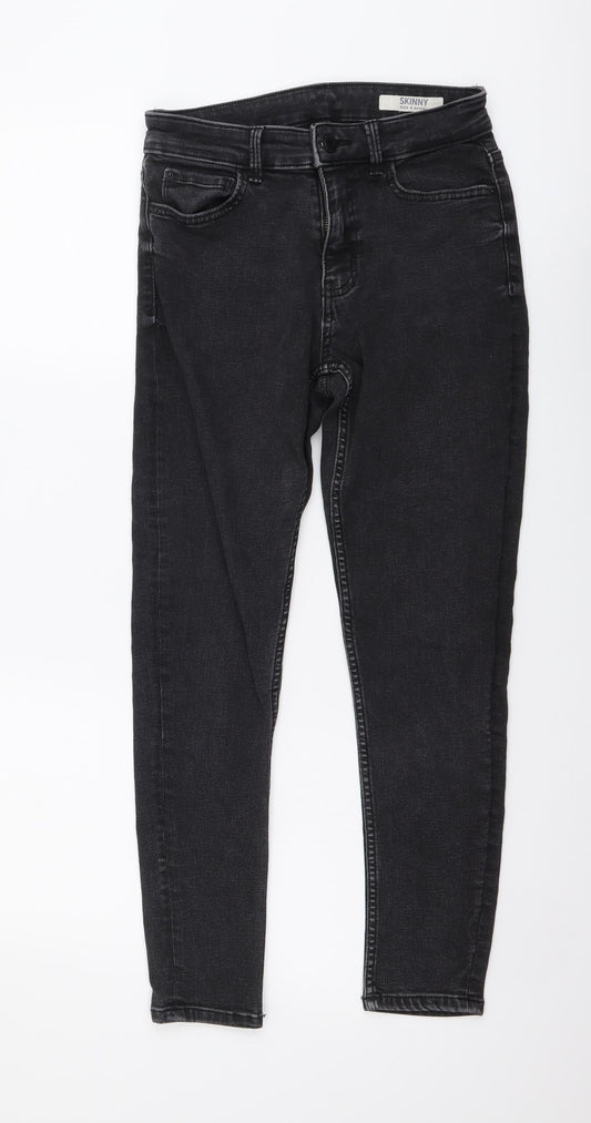 Womens UK Size 8 Marks and Spencer Regular Fit Skinny Grey Jeans