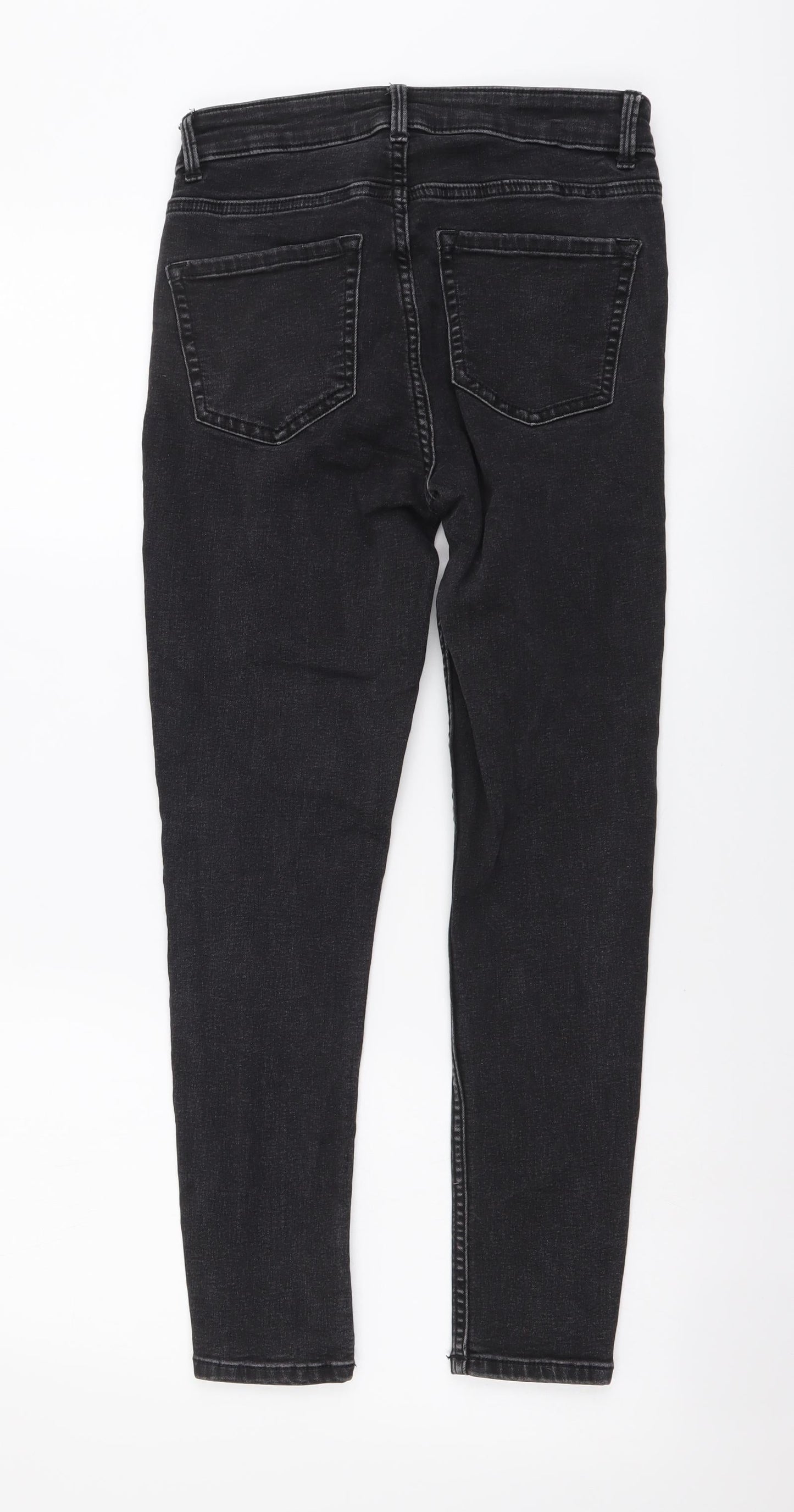 Womens UK Size 8 Marks and Spencer Regular Fit Skinny Grey Jeans