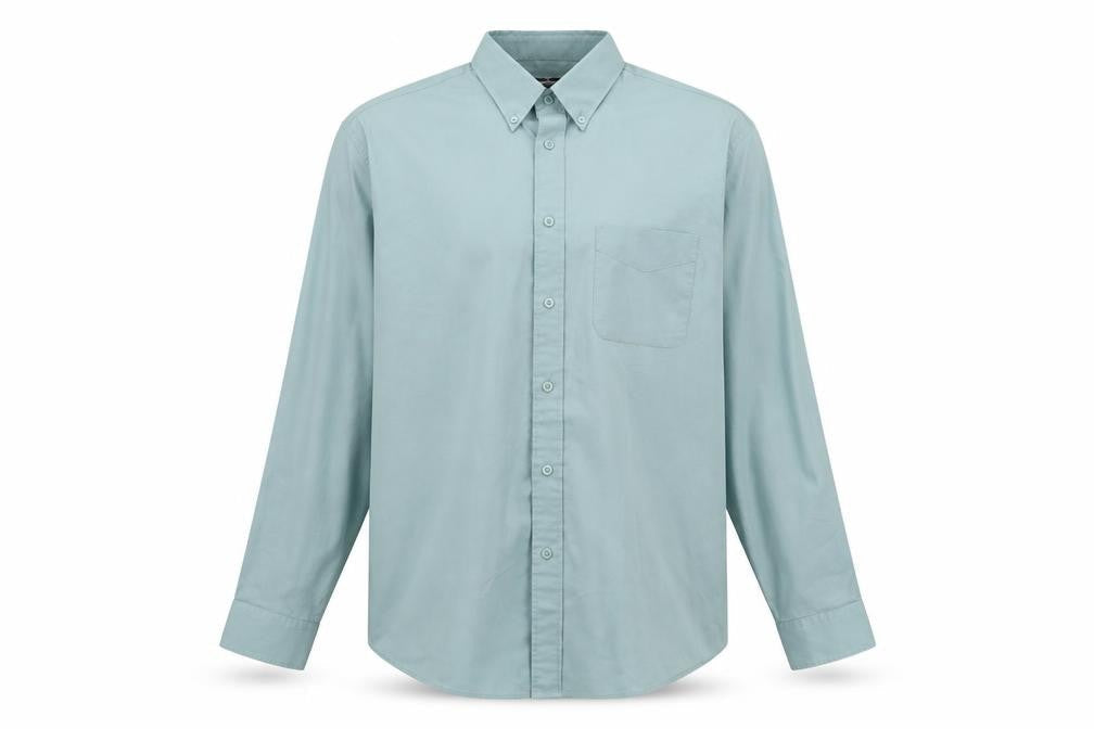Mens UK Size 16 George Green  Button-Up Long Sleeve Casual Shirt
