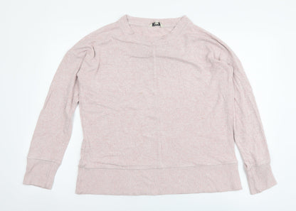 Womens UK Size 14 NEXT Pink Henley Jumper