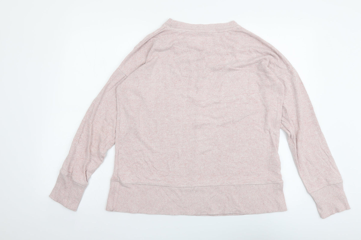 Womens UK Size 14 NEXT Pink Henley Jumper