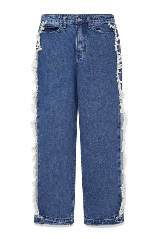 Womens UK Size 6 Boohoo Regular Fit Mom Blue Jeans
