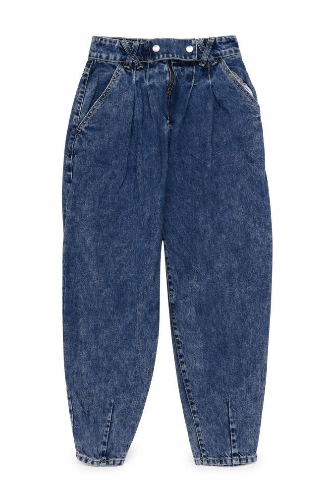 Womens UK Size 26 in STR Regular Fit Mom Blue Jeans