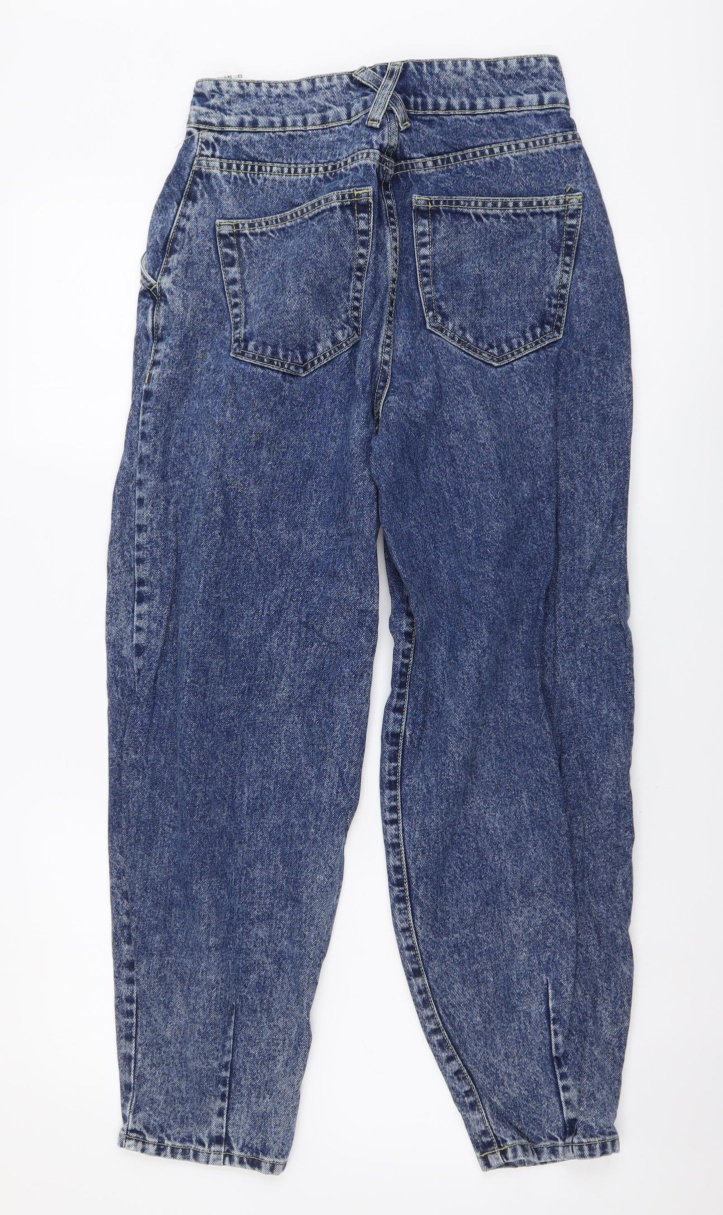 Womens UK Size 26 in STR Regular Fit Mom Blue Jeans