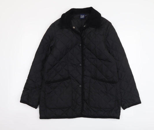 Gap Womens Black Jacket Coatigan Size XS Button