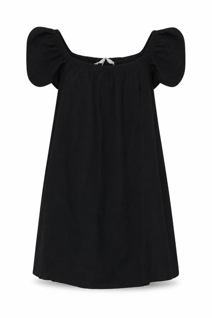Red Herring Womens Black Cotton A-Line Size 8 Round Neck Pullover