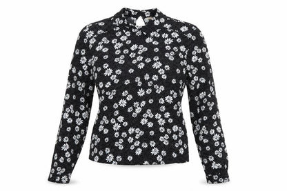 Womens UK Size 8 Miss Selfridge Black Basic Blouse