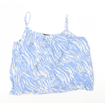 Womens UK Size 14 Marks and Spencer Blue Camisole Tank