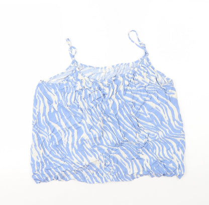Womens UK Size 14 Marks and Spencer Blue Camisole Tank
