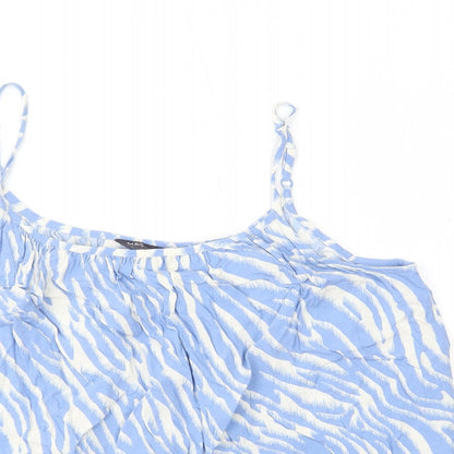 Womens UK Size 14 Marks and Spencer Blue Camisole Tank