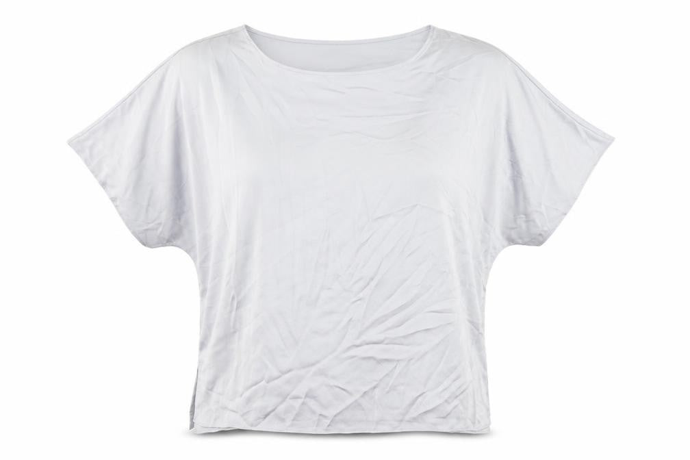 Marks and Spencer Womens Grey Polyester Basic T-Shirt Size 14 Square Neck