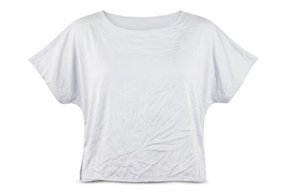 Marks and Spencer Womens Grey Polyester Basic T-Shirt Size 14 Square Neck