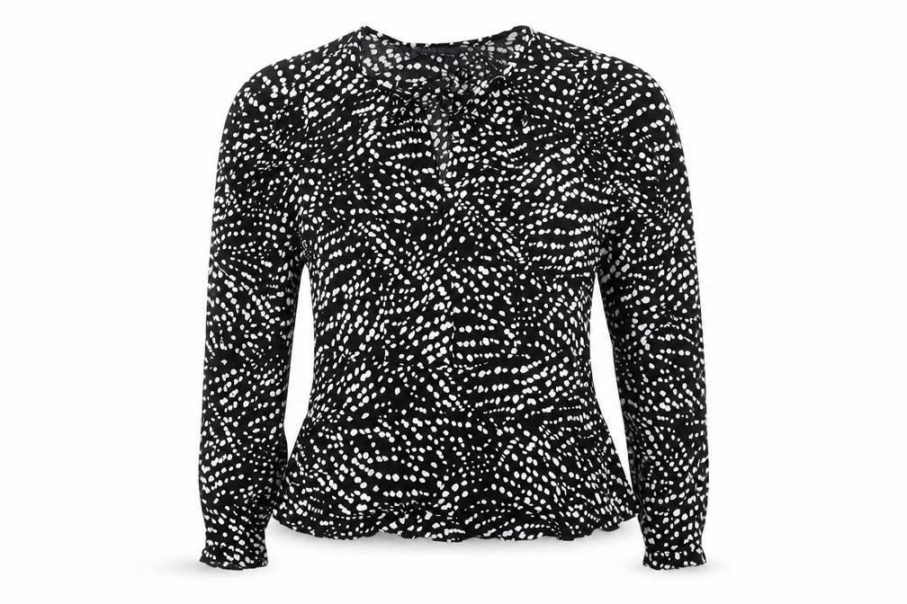 Womens UK Size 8 Marks and Spencer Black Basic Blouse