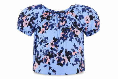 Womens UK Size 8 Marks and Spencer Blue Basic T-Shirt